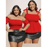 Kit Blusa Plus Size