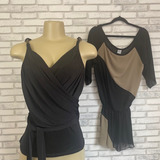 Kit Blusa Preta Amarracao