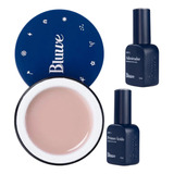 Kit Bluwe Gel Universal Nude Adesivador Primer Ácido