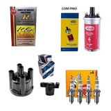 Kit Bobina C Pino Cabo Tampa Rotor Vela Gol Cht 1990