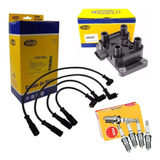 Kit Bobina Cabo E Vela Uno 1 0 8v Mille Flex 06 Original