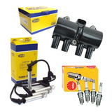 Kit Bobina Jogo Cabos E Velas Corsa Meriva Montana 1 8 8v