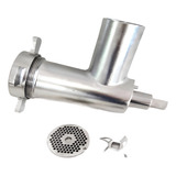 Kit Bocal Inox 22 Caf Disco 5mm E Cruzeta Moedor De Carne