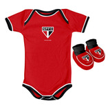 Kit Body Pantufa Para Bebê Do São Paulo