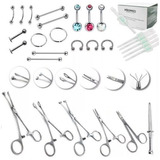 Kit Body Piercing Piercer