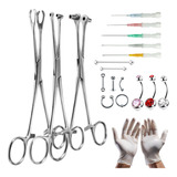 Kit Body Piercing Pincas