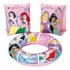 Kit Boia Pisicina + Boia De Braço Infantil Princesas Disney