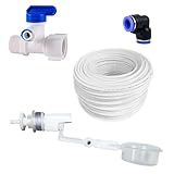 Kit Boia Registro Rosca Macho E Fêmea 1 2 E Saída De 1 4 Engate Rápido 1 4 Mangueira 1 4 Engate Preto 02 Metros De Mangueira 