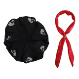 Kit Boina Bordada E Lenço Tradicional Gaúcho Bebê E Infantil