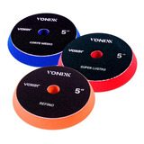 Kit Boina De Espuma 5 Corte Medio Refino Super Lustro Vonixx