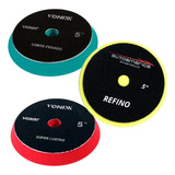 Kit Boina De Espuma 5 Corte Refino Super Lustro Vonixx