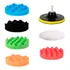 Kit Boinas Esponjas Onduladas 5pol 7 Pçs Polimento Automotivo Jex Bep 005