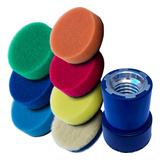 Kit Boinas Polimento 1 Polegada Prato Suporte M14 Vonixx