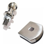 Kit Bola Aço Inox E Capa Aço Inox Para Engate De Reboque
