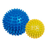 Kit Bolas Massageadoras Ols 2 Unidades 7 E 9cm Pilates