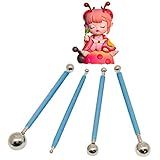 Kit Boleador De Pasta Americana Biscuit Ponta Dupla Em Inox Para Scrapbook Eva Decoupagem