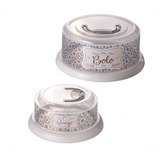 Kit Boleira Porta Bolo E Queijeira Porta Queijo Minas Decora