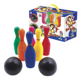 Kit Boliche 8 Peças Crianças Brinquedo