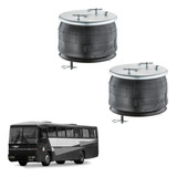 Kit Bolsa Ar Suspensao Eixo Scania K124 Eb 6x2 Completa