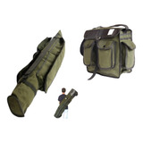 Kit Bolsa De Pesca Porta Vara Molinete 1 4 M Impermeável