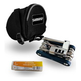 Kit Bolsa De Selim Shimano Jogo D Chave Kit Remendo Brinde