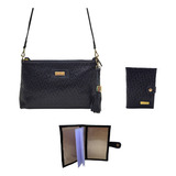 Kit Bolsa Feminina Couro