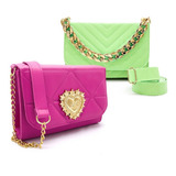 Kit Bolsa Feminina Top Lindas Tira Colo E Transversal 