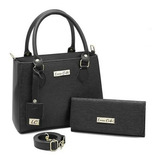 Kit Bolsa Feminina Transversal Carteira Brinde Promoção