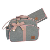Kit Bolsa Maternidade Com Laço E Trocador Kind Baby