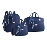Kit Bolsa Maternidade Frasqueira E Mochila Candy Just Baby