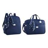 Kit Bolsa Maternidade Grande E Mochila Candy Just Baby