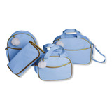 Kit Bolsa Maternidade Mamãe Bebê Menino Menina 4 Unidades