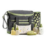 Kit Bolsa Maternidade Mamãe E Bebê Natura 8 Itens Trocador