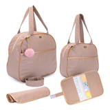 Kit Bolsa Maternidade Saída 4 Peças Multifuncional Mala Bebê