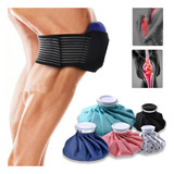Kit Bolsa Termica Compressa Gelo Faixa Joelho Coxa Ombro