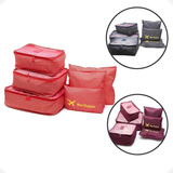 Kit Bolsas De Armazenamento Organizador Para Viagem 6 Pçs