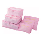 Kit Bolsas De Armazenamento Organizador Para Viagem 6 Pçs