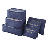 Kit Bolsas De Armazenamento Organizador Para Viagem 6 Pçs