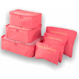 Kit Bolsas De Armazenamento Organizador Para Viagem 6 Pçs
