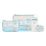 Kit Bolsas Saída Maternidade Menino Menina 4 Peças