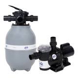Kit Bomba 1 3 Com Filtro De Piscina Gre300 Até 30 000 Litros
