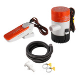 Kit Bomba 750gph 12v Automático E Saída Costado 3 4 Seaflo