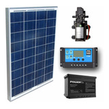Kit Bomba Dágua 12v Painel Placa Solar 30w Controlador