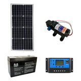 Kit Bomba Dágua 12v Painel Placa Solar 30w Controlador