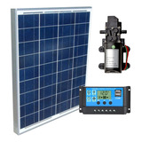 Kit Bomba Dágua 12v Painel Placa Solar 60w Controlador