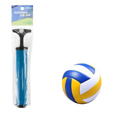 Kit Bomba De Ar E Bola De Vôlei