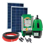 Kit Bomba Solar 36v Anauger P100 Poço Artesiano 8 600 L dia