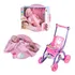Kit Boneca + Carrinho New Born Faz Xixi Baby Bebê Alive