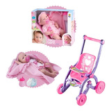 Kit Boneca Carrinho New