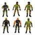 Kit Boneco Action Figure Soldado Militar Comando Tropa Elite